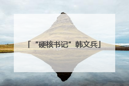 “硬核书记”韩文兵