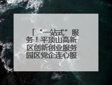 “一站式”服务！平顶山高新区创新创业服务园区党企连心服务中心揭牌