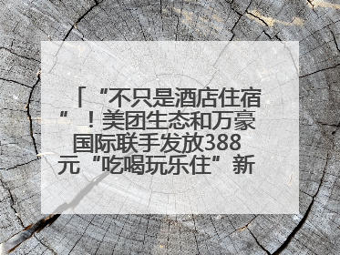 “不只是酒店住宿”！美团生态和万豪国际联手发放388元“吃喝玩乐住”新会员礼包
