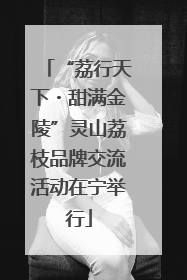 “荔行天下・甜满金陵”灵山荔枝品牌交流活动在宁举行