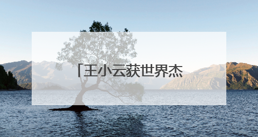 王小云获世界杰出女科学家奖
