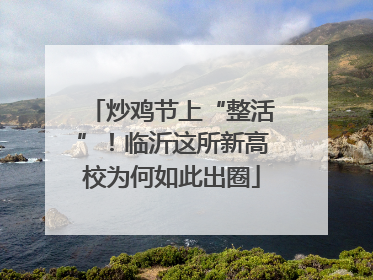 炒鸡节上“整活”！临沂这所新高校为何如此出圈