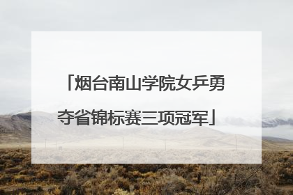 烟台南山学院女乒勇夺省锦标赛三项冠军