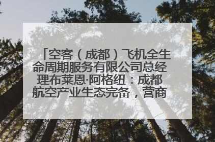 空客（成都）飞机全生命周期服务有限公司总经理布莱恩·阿格纽：成都航空产业生态完备，营商环境优势显著