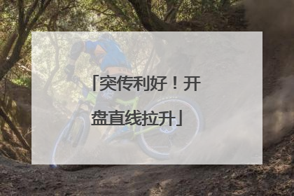 突传利好！开盘直线拉升