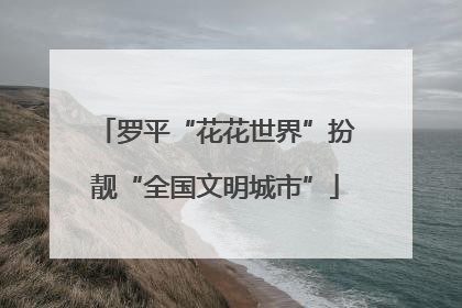 罗平“花花世界”扮靓“全国文明城市”