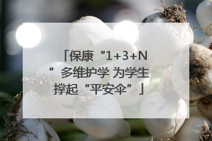 保康“1+3+N”多维护学 为学生撑起“平安伞”