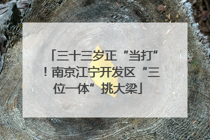 三十三岁正“当打”！南京江宁开发区“三位一体”挑大梁