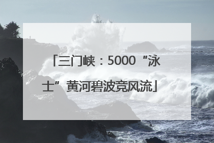 三门峡：5000“泳士”黄河碧波竞风流