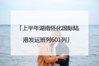 上半年湖南怀化国际陆港发运班列601列