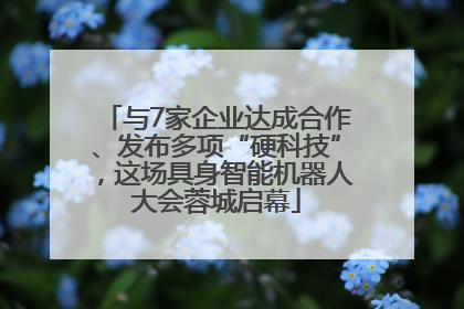 与7家企业达成合作、发布多项“硬科技”，这场具身智能机器人大会蓉城启幕
