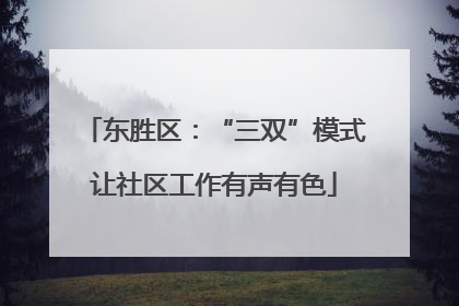 东胜区：“三双”模式让社区工作有声有色