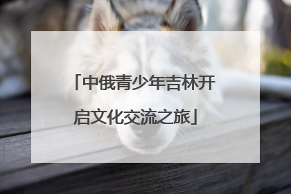 中俄青少年吉林开启文化交流之旅