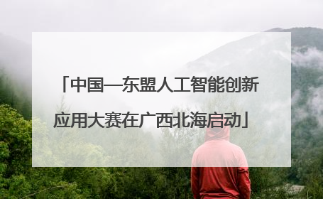 中国—东盟人工智能创新应用大赛在广西北海启动