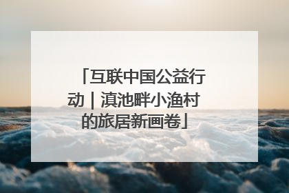 互联中国公益行动｜滇池畔小渔村的旅居新画卷