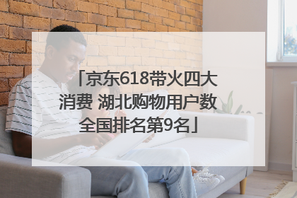 京东618带火四大消费 湖北购物用户数全国排名第9名