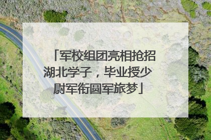 军校组团亮相抢招湖北学子，毕业授少尉军衔圆军旅梦