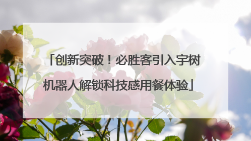 创新突破！必胜客引入宇树机器人解锁科技感用餐体验
