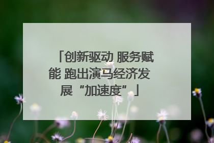 创新驱动 服务赋能 跑出演马经济发展“加速度”