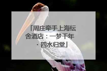 周庄牵手上海纭舍酒店：一梦千年・四水归堂