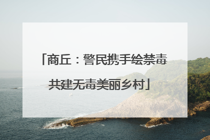 商丘：警民携手绘禁毒 共建无毒美丽乡村