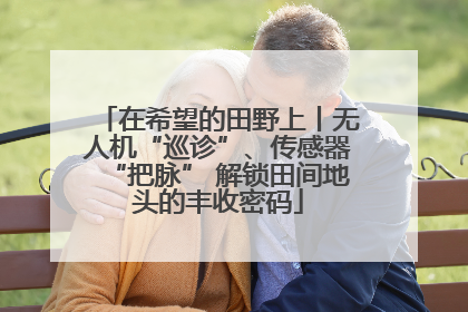 在希望的田野上丨无人机“巡诊”、传感器“把脉” 解锁田间地头的丰收密码