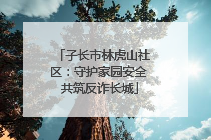 子长市林虎山社区：守护家园安全 共筑反诈长城