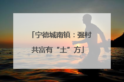 宁德城南镇：强村共富有“土”方
