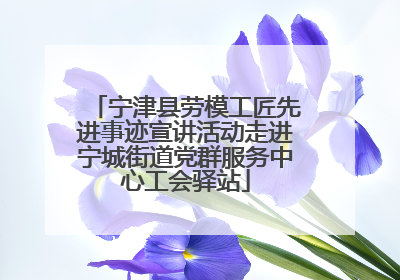宁津县劳模工匠先进事迹宣讲活动走进宁城街道党群服务中心工会驿站