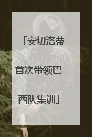 安切洛蒂首次带领巴西队集训