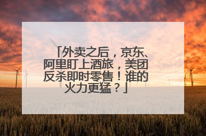 外卖之后，京东、阿里盯上酒旅，美团反杀即时零售！谁的火力更猛？