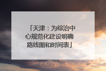 天津：为综治中心规范化建设明确路线图和时间表