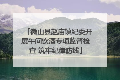 微山县赵庙镇纪委开展午间饮酒专项监督检查 筑牢纪律防线