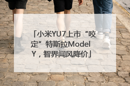 小米YU7上市“咬定”特斯拉Model Y，智界闻风降价