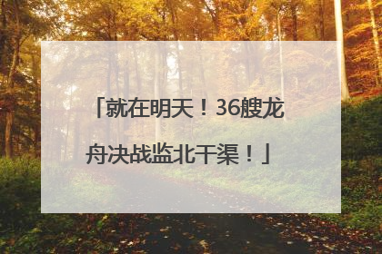 就在明天！36艘龙舟决战监北干渠！