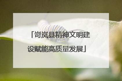 岢岚县精神文明建设赋能高质量发展