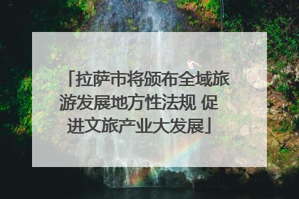 拉萨市将颁布全域旅游发展地方性法规 促进文旅产业大发展