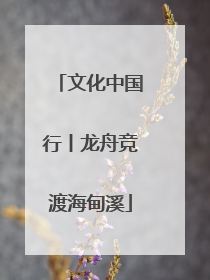 文化中国行丨龙舟竞渡海甸溪