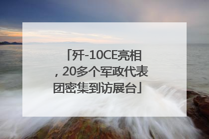 歼-10CE亮相，20多个军政代表团密集到访展台