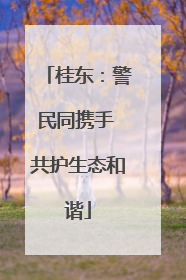桂东：警民同携手 共护生态和谐