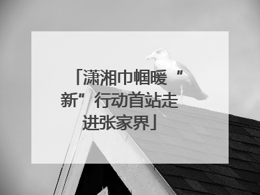 潇湘巾帼暖“新”行动首站走进张家界