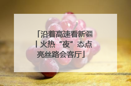 沿着高速看新疆丨火热“夜”态点亮丝路会客厅