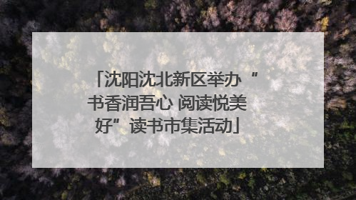 沈阳沈北新区举办“书香润吾心 阅读悦美好”读书市集活动