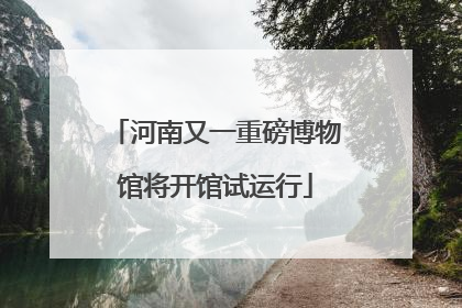 河南又一重磅博物馆将开馆试运行