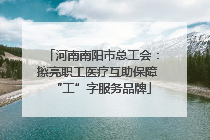 河南南阳市总工会：擦亮职工医疗互助保障“工”字服务品牌