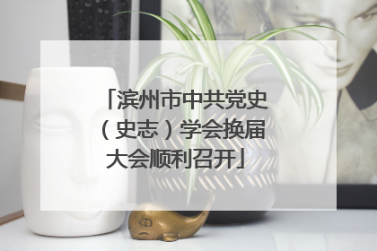 滨州市中共党史（史志）学会换届大会顺利召开