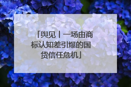 舆见丨一场由商标认知差引爆的国货信任危机
