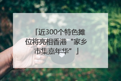 近300个特色摊位将亮相香港“家乡市集嘉年华”