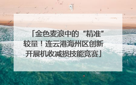 金色麦浪中的“精准”较量！连云港海州区创新开展机收减损技能竞赛