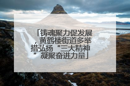 铸魂聚力促发展，黄鹤楼街道多举措弘扬“三大精神”凝聚奋进力量